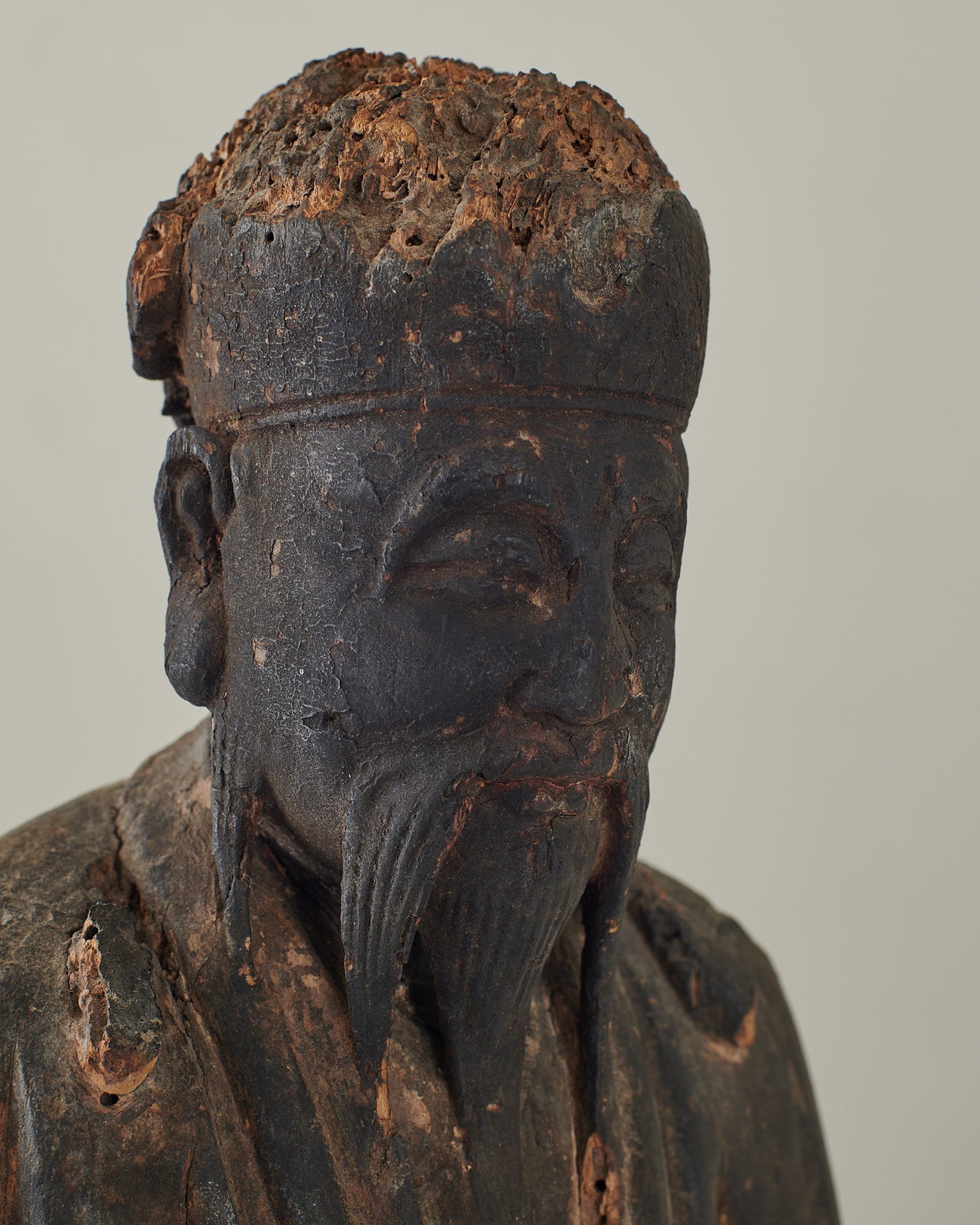 CHINESE WOOD CARVED IMMORTAL